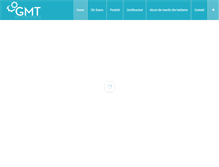 Tablet Screenshot of gmtsrl.net